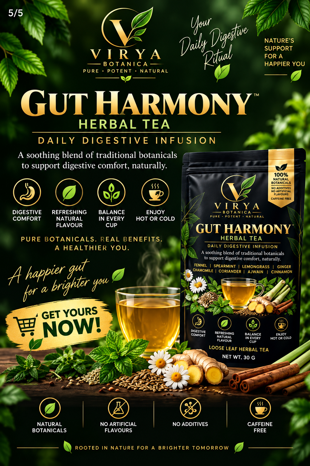 VIRYA BOTANICA — GUT HARMONY™