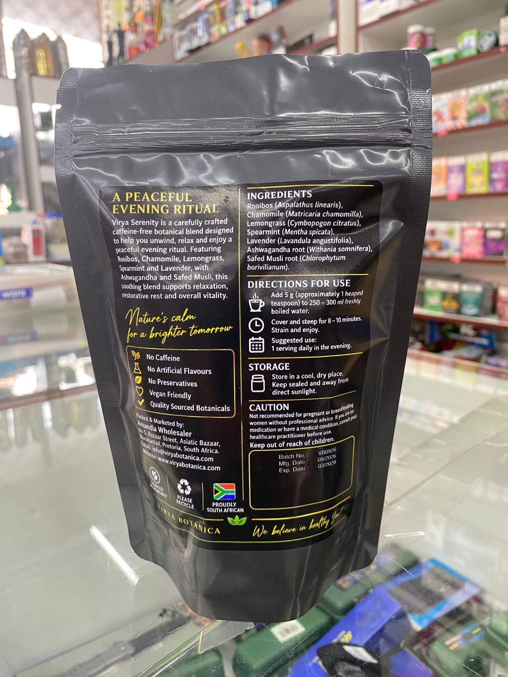 Virya Serenity – Evening Calm Herbal Tea