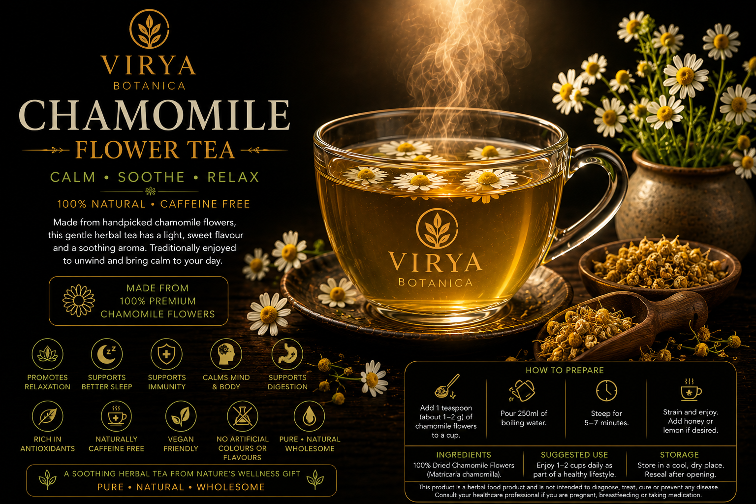 Dry Chamomile Flower 50G