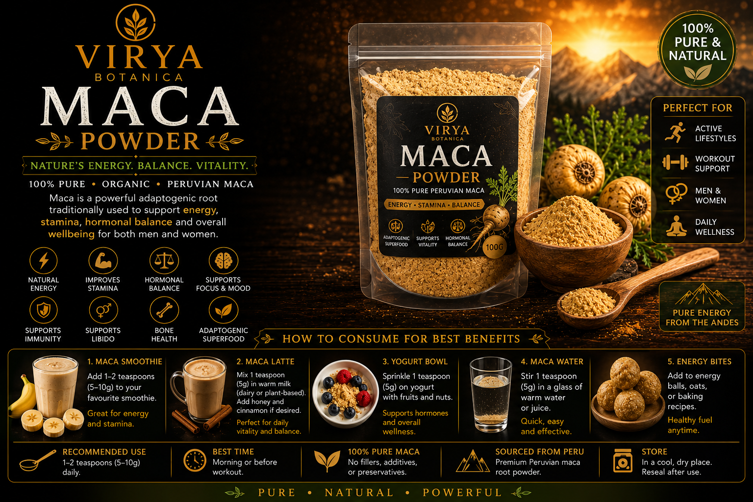 Maca Powder 100G