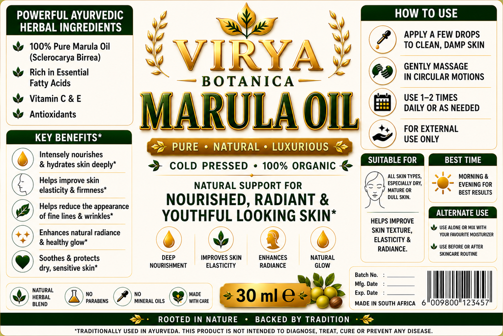 Organic Marula Oil 30ML