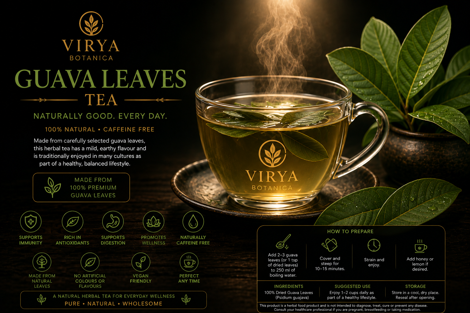 Dry Guava Leaves 50G